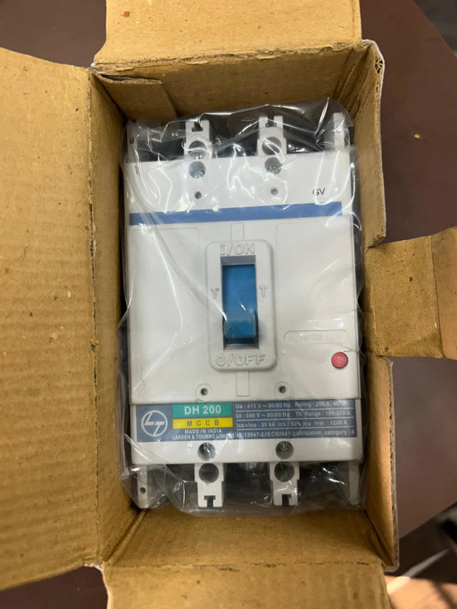 Model-MCCB-200A  DH200-Make L&T