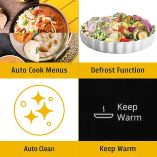 Whirlpool 20 L 18 Auto Cook Recipes, Feather Touch Membrane Solo Microwave Oven  (MAGICOOK PRO 20SE black, Black)
