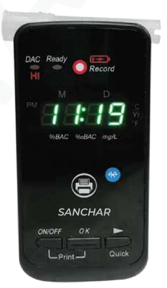 Model-SBAA-04 BREATH ANALYZER WITH PRINTER