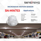 MODEL- FLUSH MOUNTES SENSOR, 230V, AC,SN-MW753