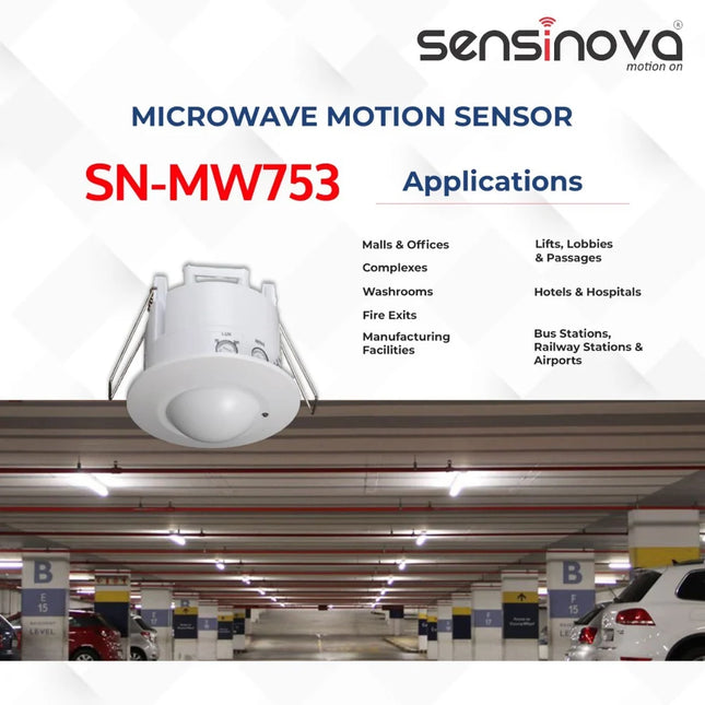 MODEL- FLUSH MOUNTES SENSOR, 230V, AC,SN-MW753