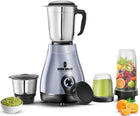 Growsmart With Copper Powertron Motor Vent-x Technology 750 W Juicer Mixer Grinder  (Vital Nutri Blend | 4 Jars | Grey Black)