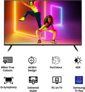 SAMSUNG AUE60 138 cm (55 inch) Ultra HD (4K) LED Smart Tizen TV  (UA55AUE60AKLXL)