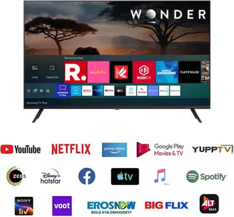 SAMSUNG Crystal 4K Neo Series 138 cm (55 inch) Ultra HD (4K) LED Smart Tizen TV with Voice Search  (UA55AUE65AKXXL)