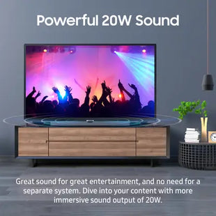 SAMSUNG 108 cm (43 inch) Full HD LED Smart Tizen TV with with HDR | PurColor | Dolby Digital Plus | Hyper Real Picture Engine | Triple Protection | SmartThings App Support