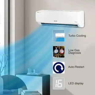 Voltas 2023 Model 2 Ton 3 Star Split Inverter AC - White  (243V Vectra Elegant(4503454), Copper Condenser)