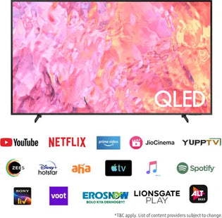 SAMSUNG 138 cm (55 inch) QLED Ultra HD (4K) Smart Tizen TV with Quantum Processor Lite 4K | 100% Color Volume with Quantum Dot | Quantum HDR