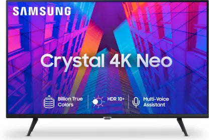 SAMSUNG Crystal 4K Neo Series 138 cm (55 inch) Ultra HD (4K) LED Smart Tizen TV with Voice Search  (UA55AUE65AKXXL)
