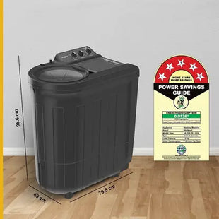 Whirlpool 7 kg 5 Star with Ace Wash Station, 1400 RPM Speed and Rust Proof Semi Automatic Top Load Washing Machine Grey  (MAGIC CLEAN 7.0 GREY DAZZLE (5YR))