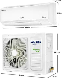 Voltas 2024 Model 1.5 Ton 3 Star Split Inverter AC - White  (183V CAX(4503692), Copper Condenser)