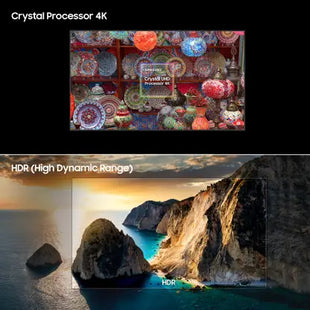 SAMSUNG New D Series Brighter Crystal 4K Vivid (2024 Edition) 138 cm (55 inch) Ultra HD (4K) LED Smart Tizen TV with 4K Upscaling