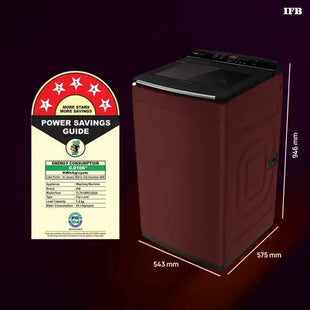 IFB 7 kg 5 Star with Deep Clean Technology, ActivMix, Powered by AI, with Aqua Energie, Soft Close Door, Fully Automatic Top Load Washing Machine Red  (TL701WR2)