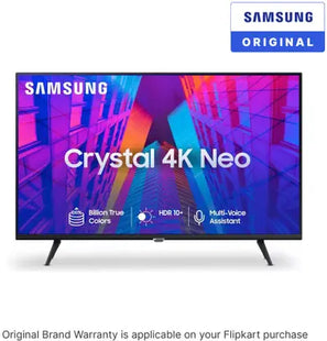 SAMSUNG Crystal 4K Neo Series 138 cm (55 inch) Ultra HD (4K) LED Smart Tizen TV with Voice Search  (UA55AUE65AKXXL)