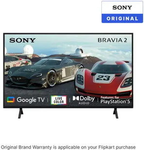 SONY Bravia 2 138.8 cm (55 inch) Ultra HD (4K) LED Smart Google TV with Feature for PlayStation 5  (K-55S25B)