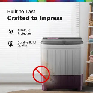 BOSCH 8.5 kg 5 Star with 1360 High RPM Spin Motor Semi Automatic Top Load Washing Machine Multicolor  (WJP854V0IN)