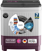 BOSCH 8.5 kg 5 Star with 1360 High RPM Spin Motor Semi Automatic Top Load Washing Machine Multicolor  (WJP854V0IN)