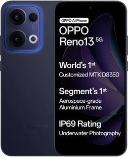 OPPO Reno13 5G (Blue, 128 GB)  (8 GB RAM)
