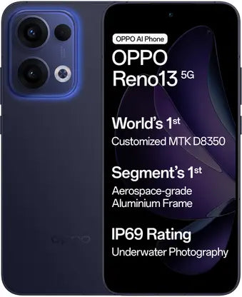 OPPO Reno13 5G (Blue, 128 GB)  (8 GB RAM)