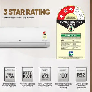 LG 2025 Model AI Convertible 6-in-1 1.5 Ton 3 Star Split AI Dual Inverter with Faster Cooling and Energy Saving, VIRAAT Mode and Diet Mode Plus AC - White  (US-Q18JNXE, Copper Condenser)
