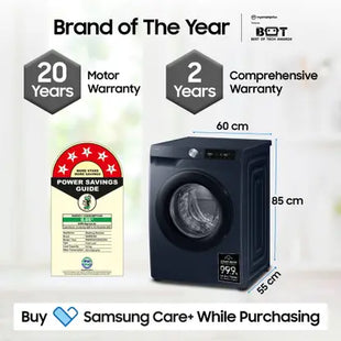 SAMSUNG 9 kg 5 Star, AI Control, AI Ecobubble, Super Speed, Wi-Fi, Hygiene Steam, Digital Inverter Motor Fully Automatic Front Load Washing Machine with In-built Heater