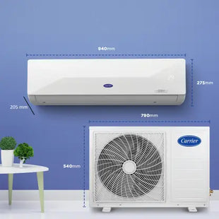 CARRIER 2025 Model 6 in 1 Convertible 1.5 Ton 3 Star Split Inverter AC with Wi-fi Connect - White  (CAI18EE3R35W0, Copper Condenser)