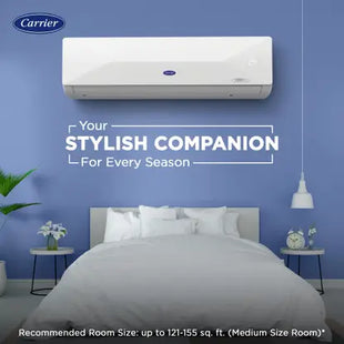 CARRIER 2025 Model 6 in 1 Convertible 1.5 Ton 3 Star Split Inverter AC with Wi-fi Connect - White  (CAI18EE3R35W0, Copper Condenser)