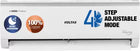 Voltas 2024 Model 1 Ton 3 Star Split Inverter AC - White (123V Vectra Elite-1(4503714)