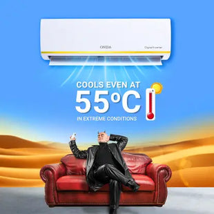 ONIDA 5-in-1 Convertible Cooling 1.5 Ton 3 Star Split Inverter With Deep Cleaning AC - White  (IR183PRSG, Copper Condenser)