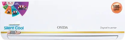 ONIDA 5-in-1 Convertible Cooling 1.5 Ton 3 Star Split Inverter With Deep Cleaning AC - White  (IR183PRSG, Copper Condenser)