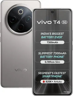 vivo T4 5G (Phantom Grey, 256 GB)  (12 GB RAM)