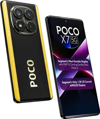 POCO X7 5G (Yellow, 128 GB)  (8 GB RAM)