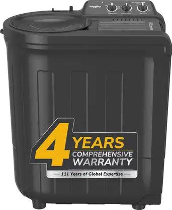 Whirlpool 7 kg 5 Star with Ace Wash Station, 1400 RPM Speed and Rust Proof Semi Automatic Top Load Washing Machine Grey  (MAGIC CLEAN 7.0 GREY DAZZLE (5YR))