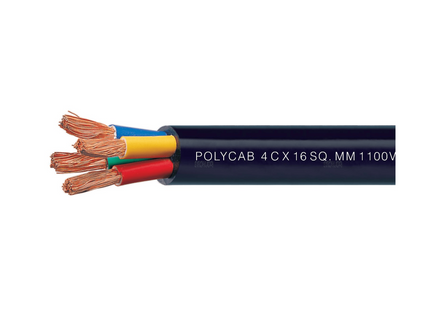 Polycab 16 Sqmm 4 Core PVC Insulation Copper Flexible Cable