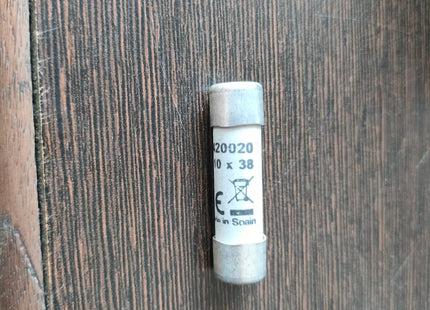 MODEL- GHCONS03637/ CYLINDRICAL FUSE DANFOSS MAKE 20AMP 10X38 500 VOLTS