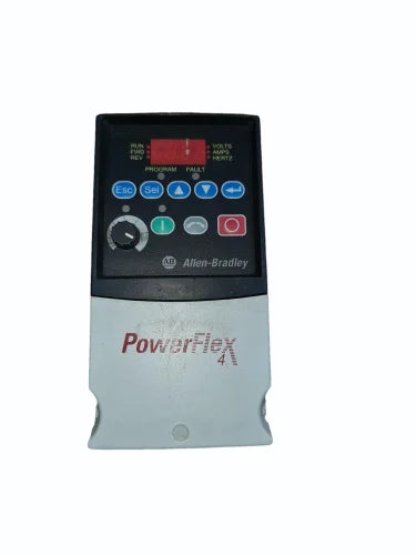 MODEL - AC DRIVE 0.4KW,0.5 HP MODEL-22A-D1P4N104,3 PHASE IN 3 PHASE OUT, A SERIES, MAKE-POWER FLEX