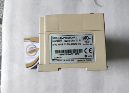 MODEL- PLC DVP48EH00T2 IO 24/24-TRA TYPE DELTA