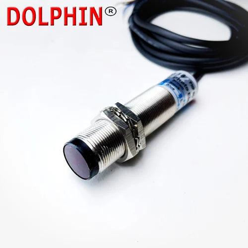MODEL-THROUGH BEAM SENSOR TYPE NPN SIZE 18MM WITH TRANSMITTER AND RECEIVER  10-30 VDC