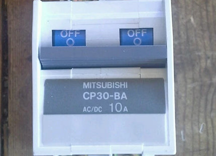 MODEL- MCB-10A, CP-30BA, MAKE-MISUBISHI 2 POLE, AC/DC