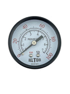 MODEL-AIR PRESSURE GAUGE BACK SIDE THREAD 1/4