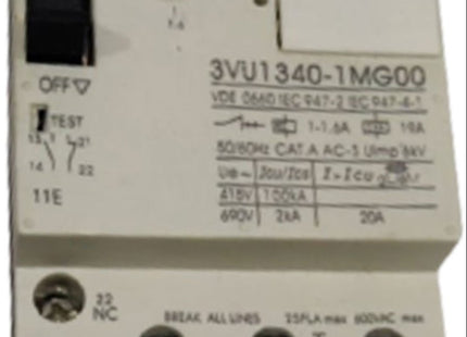 MODEL- MPCB 3VU1340-1MG00 SIEMENS