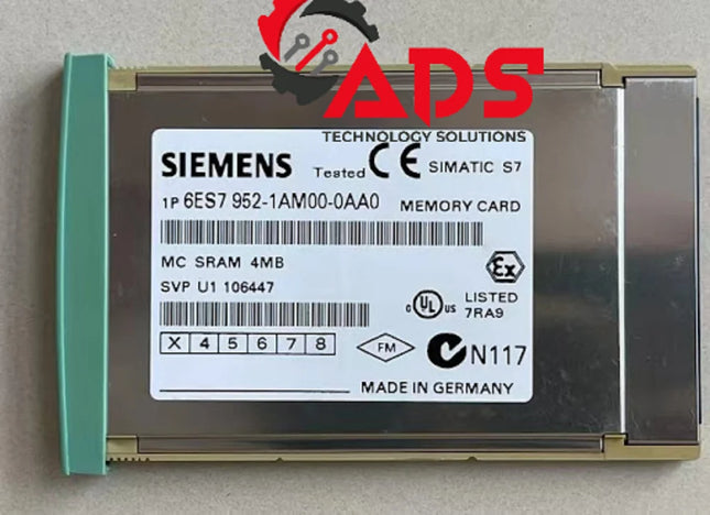 MODEL-CARD MEMORY 4MB 6ES7952-1AM00-0AA0-MAKE SIEMENS
