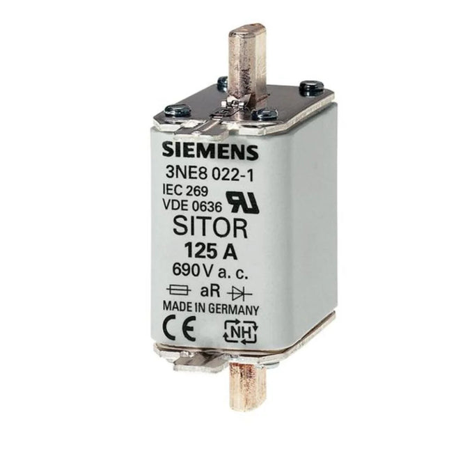MODEL- SEMI CONDUCTOR FUSE NS TYPE 80 AMP SIEMENS MAKE ( 3NE8 020 )