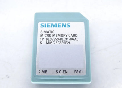MODEL-FLASH CARD 2MB 6ES7953-8LL31-0AA0-MAKE SIEMENS