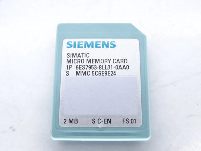 MODEL-FLASH CARD 2MB 6ES7953-8LL31-0AA0-MAKE SIEMENS