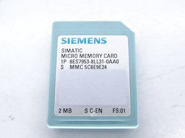 MODEL-FLASHCARDS 2MB 6ES7953-8LL31-0AA0 MAKE SIEMENS