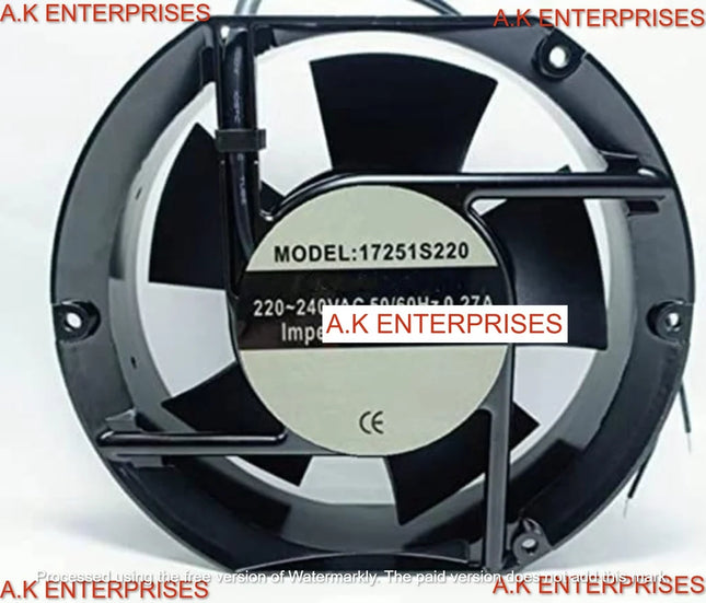 MODEL- ELECTRICAL PANEL COOLING FAN , MODEL NO - 17251S220-P, MAKE - SOLON