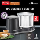 Prestige Ultima Pro Wet Grinder  (Black, Grey)