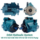 MODEL- PUMP W-V38 AIRX-95 HYDRAULIC PUMP FOR CASTING LINE 1