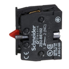 MODEL-SCHNEIDER ELECTRICAL ZB2-BE 102 (NO)Description This additionnal contact block  high power switching is a separate component of diameter 22mm XB4 or XB5 ranges It features a single NC contact block and screw connection type.